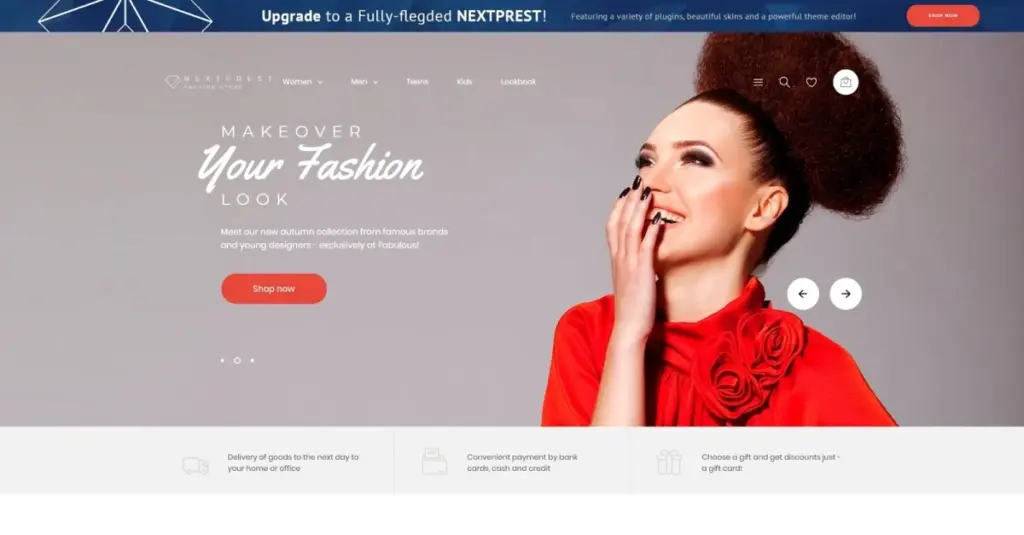 Nextprest - Free Clean Bootstrap Ecommerce prestashop