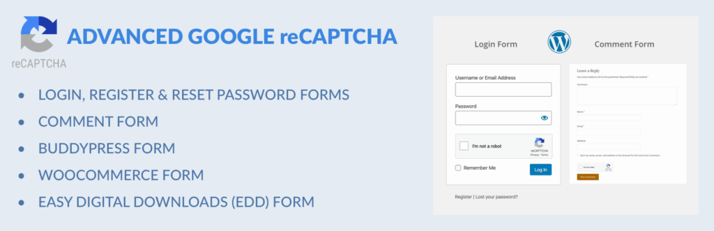 Advanced Google reCaptcha