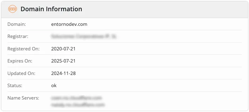 Whois entornodev